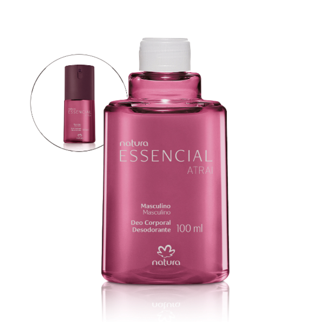Essencial Atrai Masculino Refil Deo Corporal 100ml