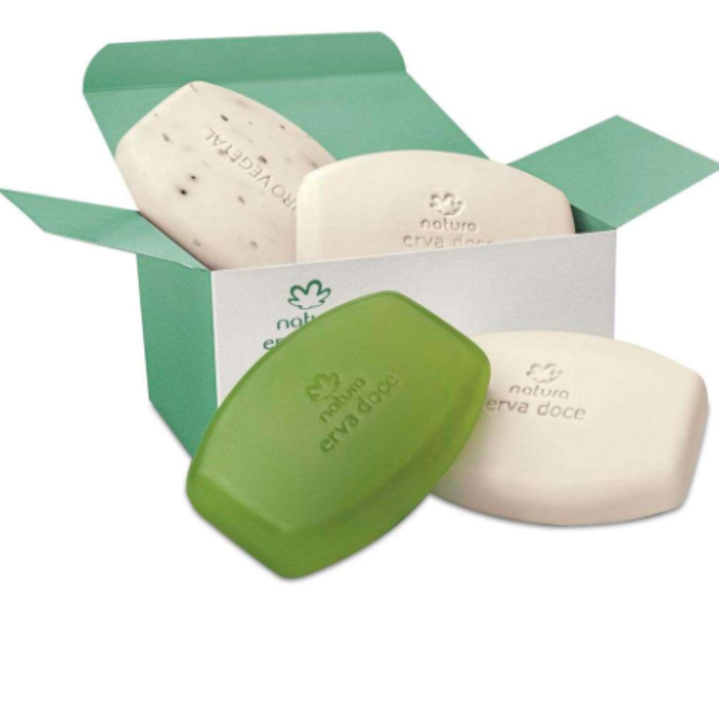 Erva Doce Sabonete Barra Sortido 4x90g