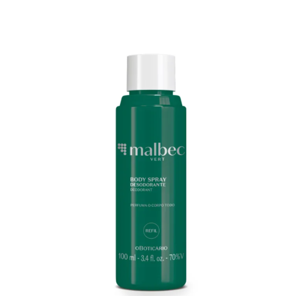 Malbec Vert Body Spray Refil 100ml