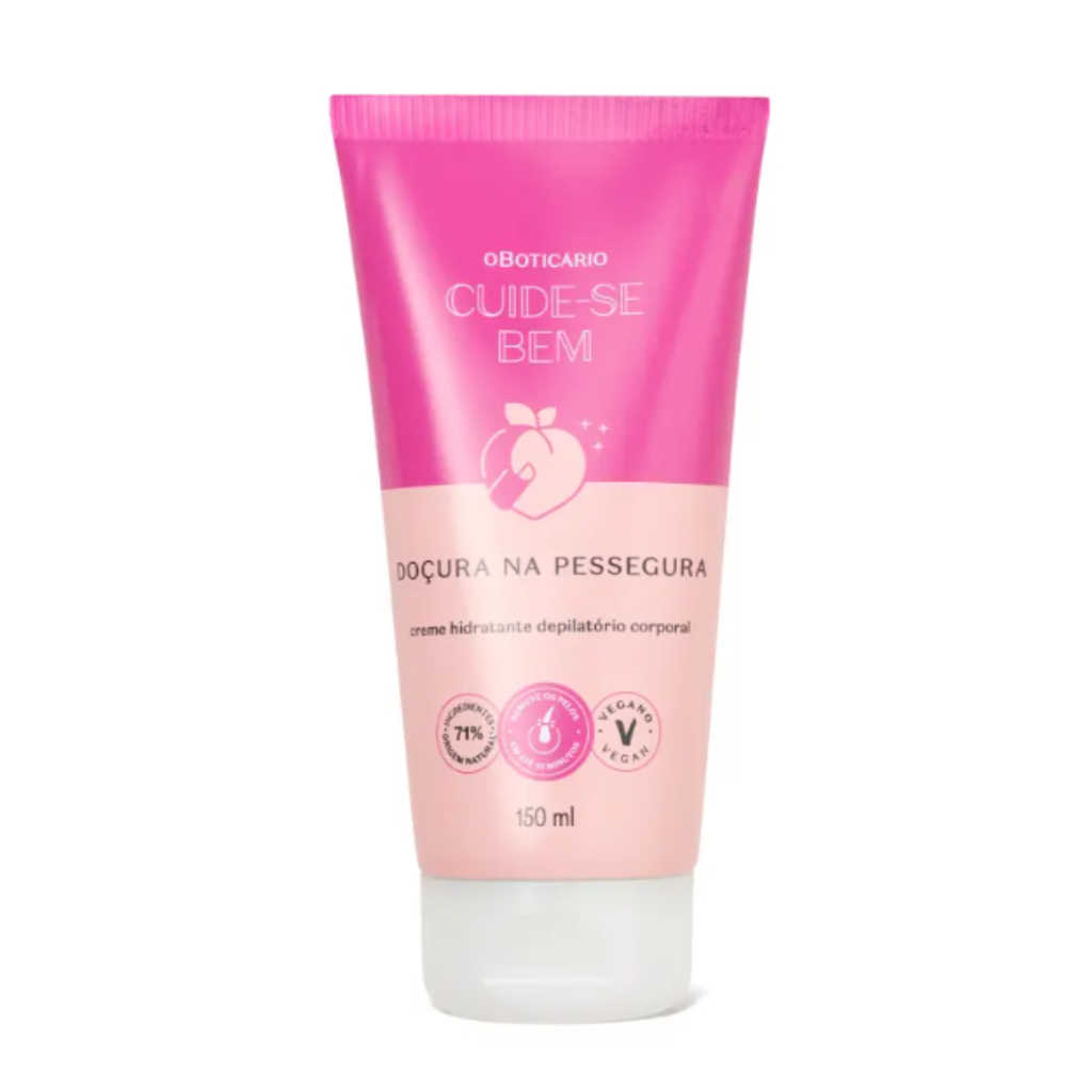 Cuide-se Bem Docura na Pessegura Hidratante Depilatorio 150ml