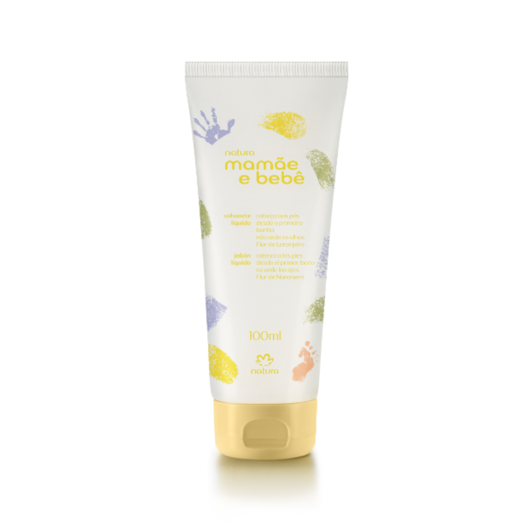 Mamae e Bebe Flor de Laranjeira Sabonete Liquido 100ml