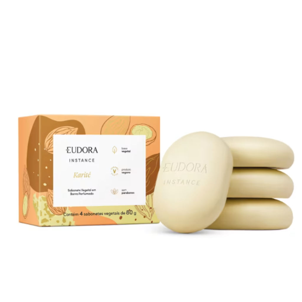Instance Karite Sabonete Barra 4x80g
