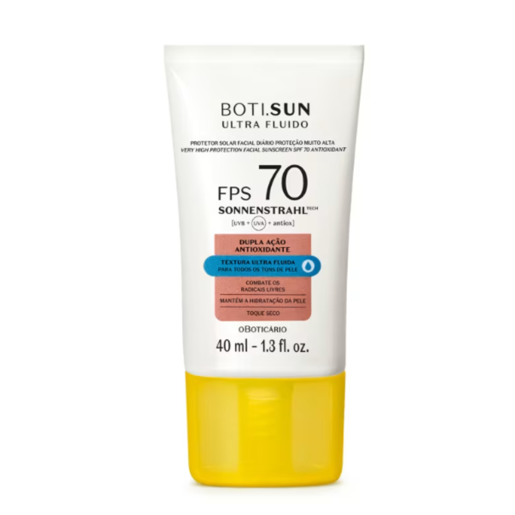 Boti.Sun Ultra Fluido Protetor Solar Facial Antioxidante FPS 70 40ml
