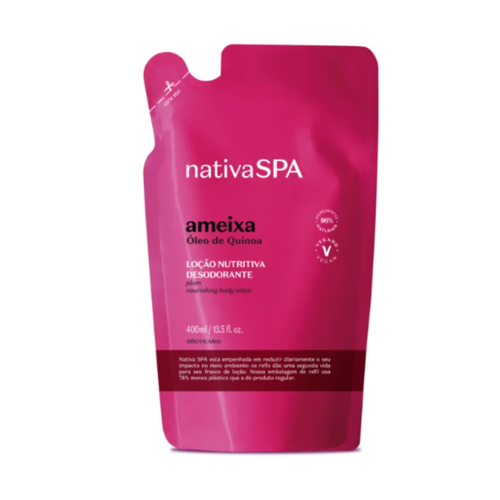 Nativa Spa Ameixa Hidratante Refil 400ml