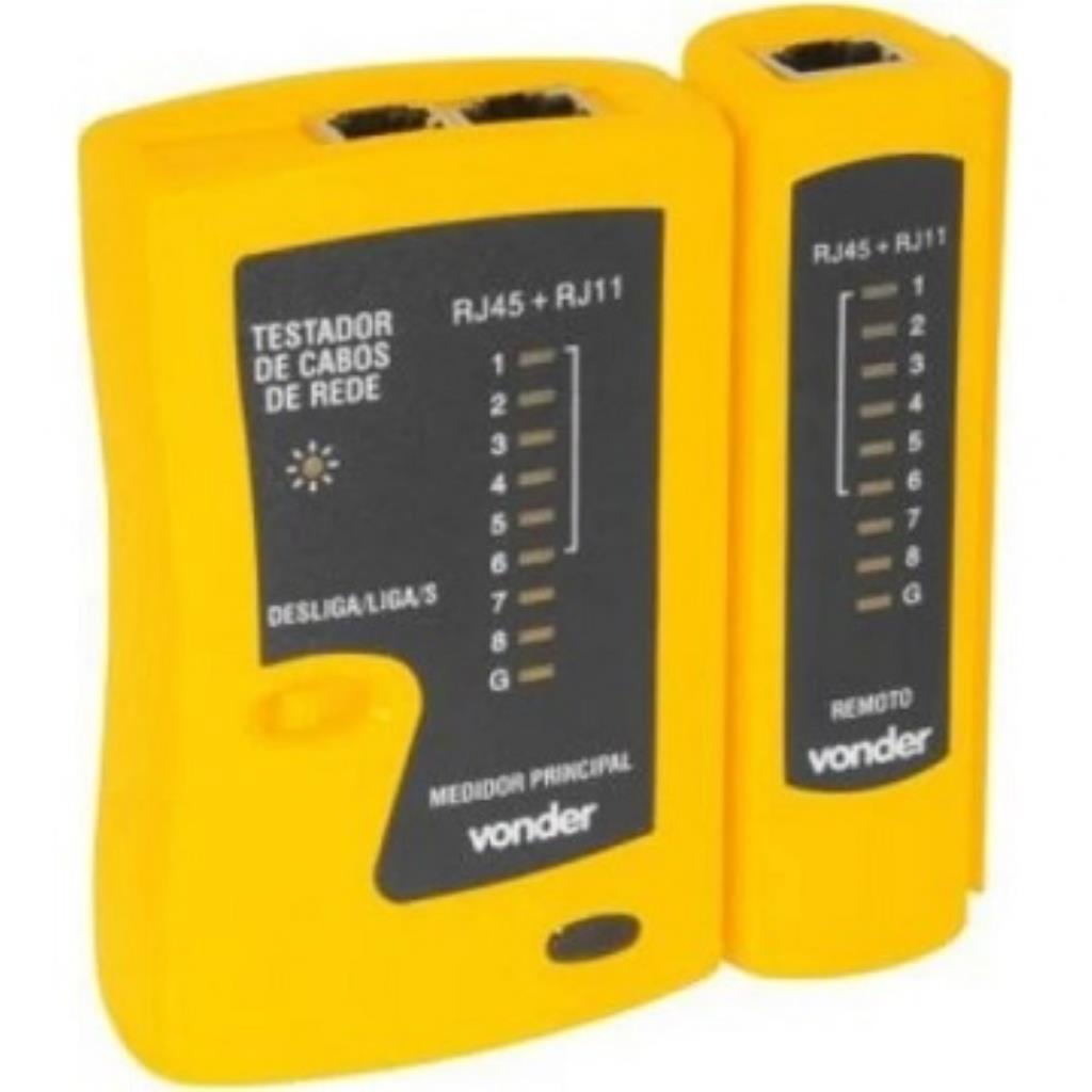 TESTADOR DE CABOS RJ 45 RJ11