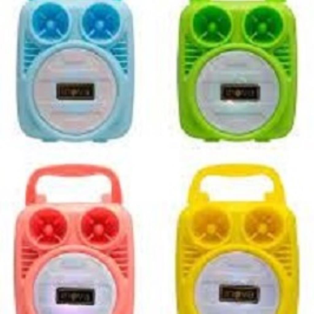 CAIXA DE SOM BLUETOOTH PORTATIL COLORIDA INOVA