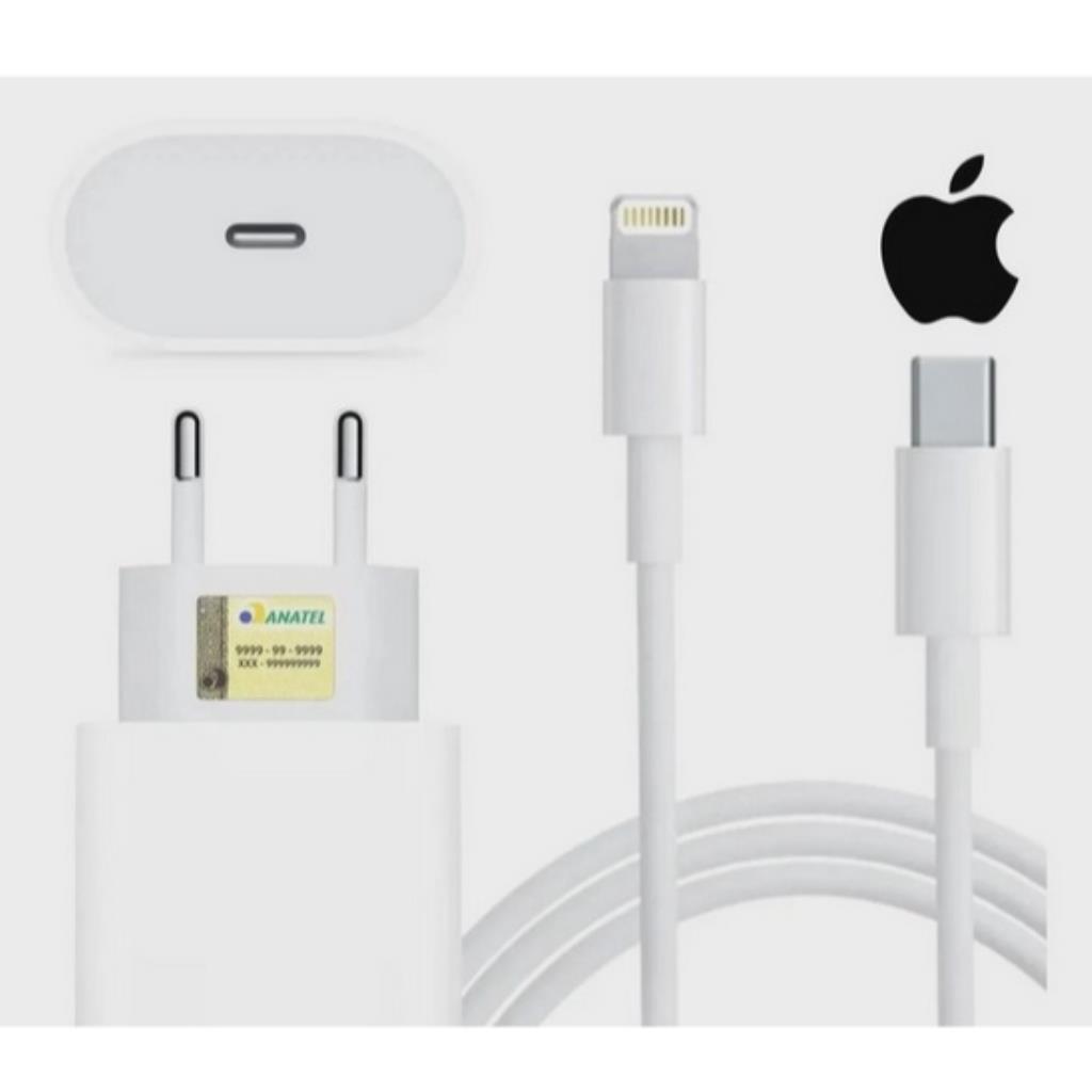 CARREGADOR  COMPLETO IPHONE ORIGINAL