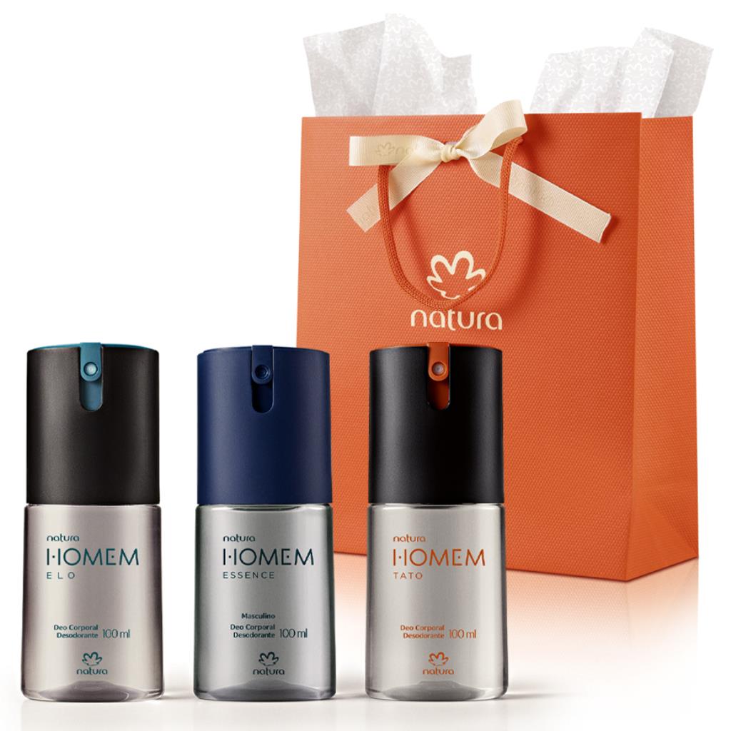 Natura Homem Conjunto Trio de Desodorantes