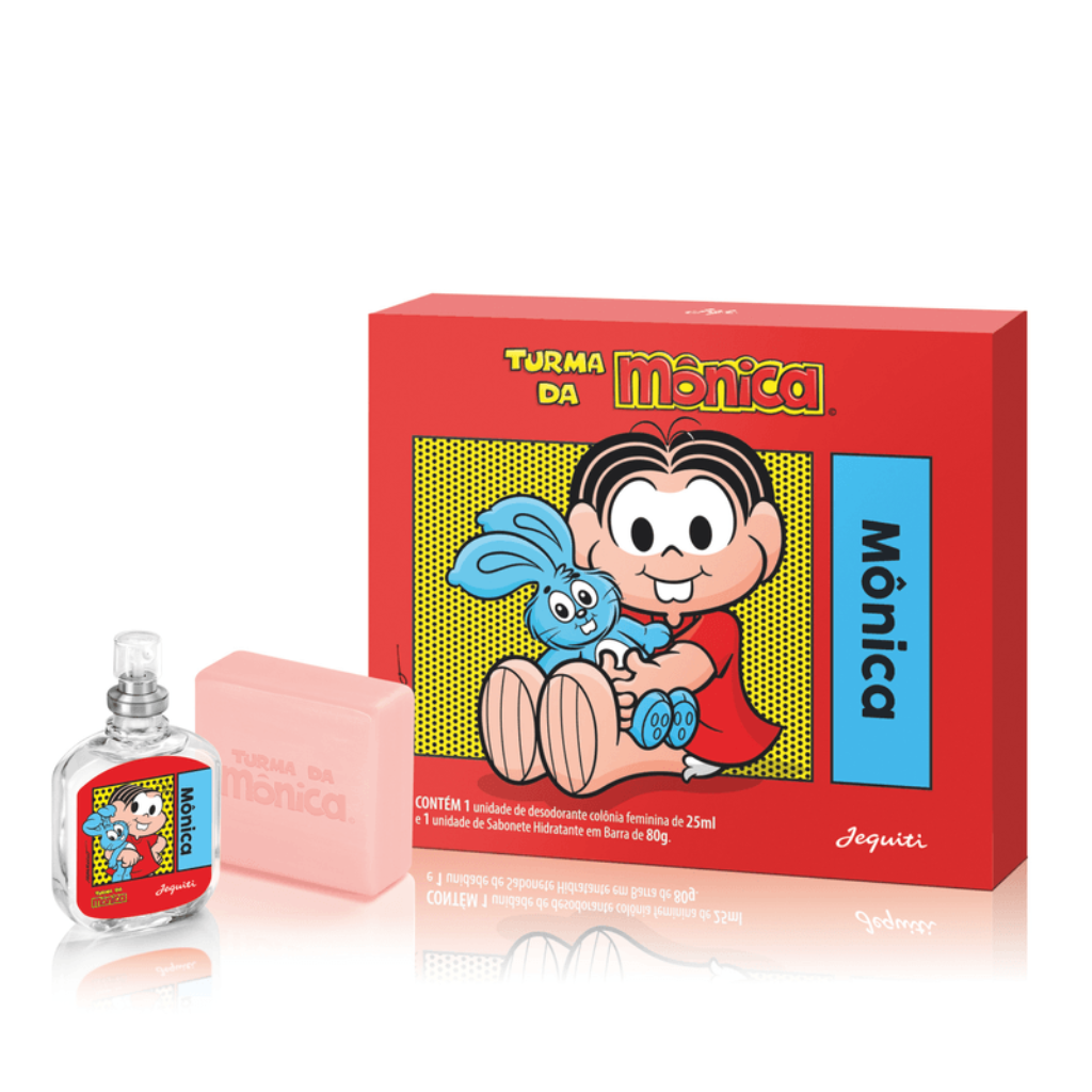 Estojo Turma da Mônica Colônia 25 ml e Sabonete 80 g