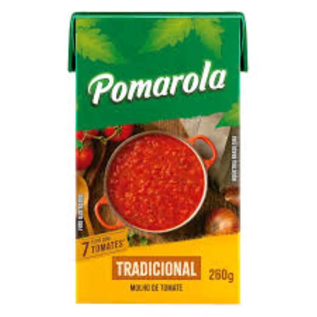 molho tradicional pomarola 260g