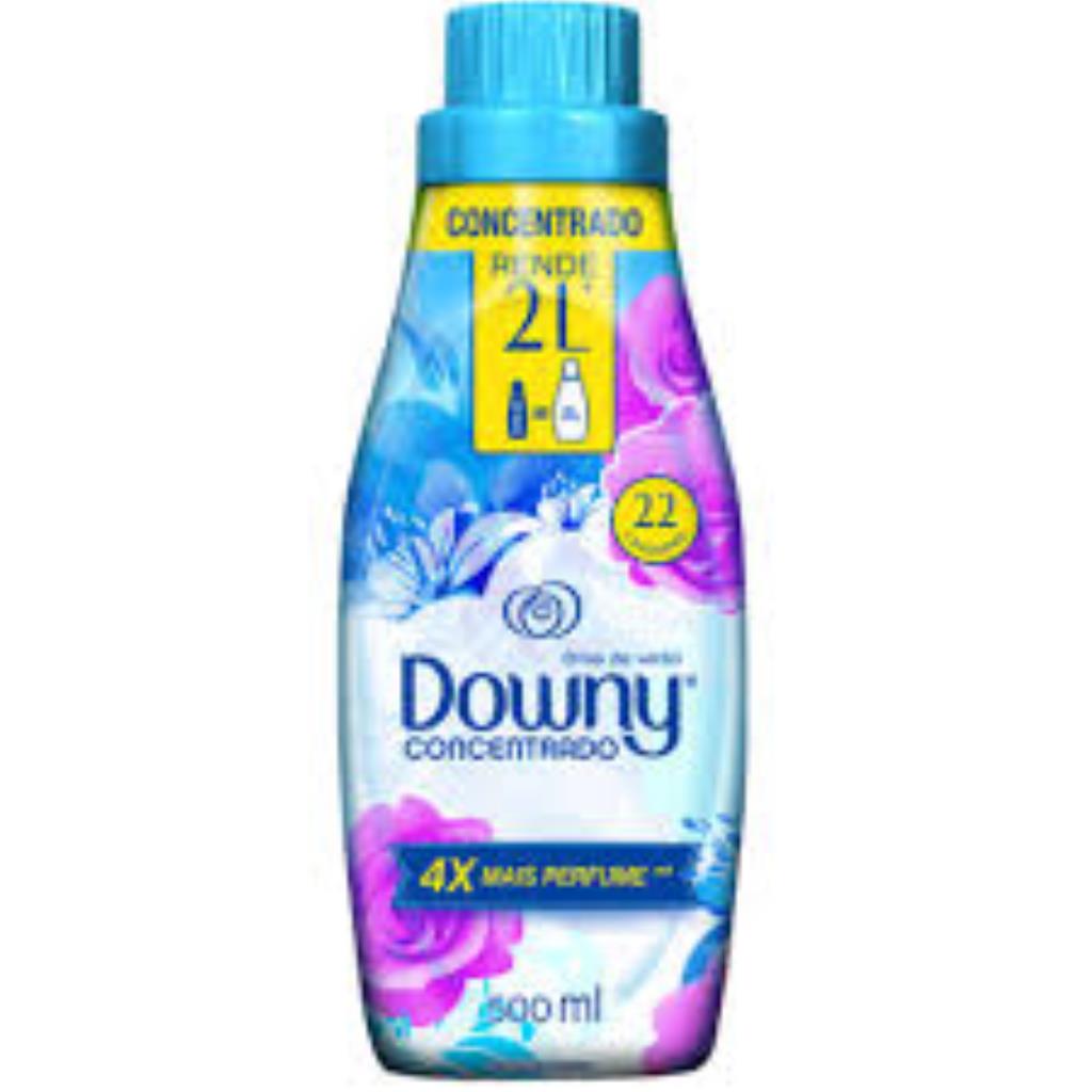 AMACIANTE CONCENTRADO DOWNY 500ML AZUL BRISA DE VERÃƒO UNIT