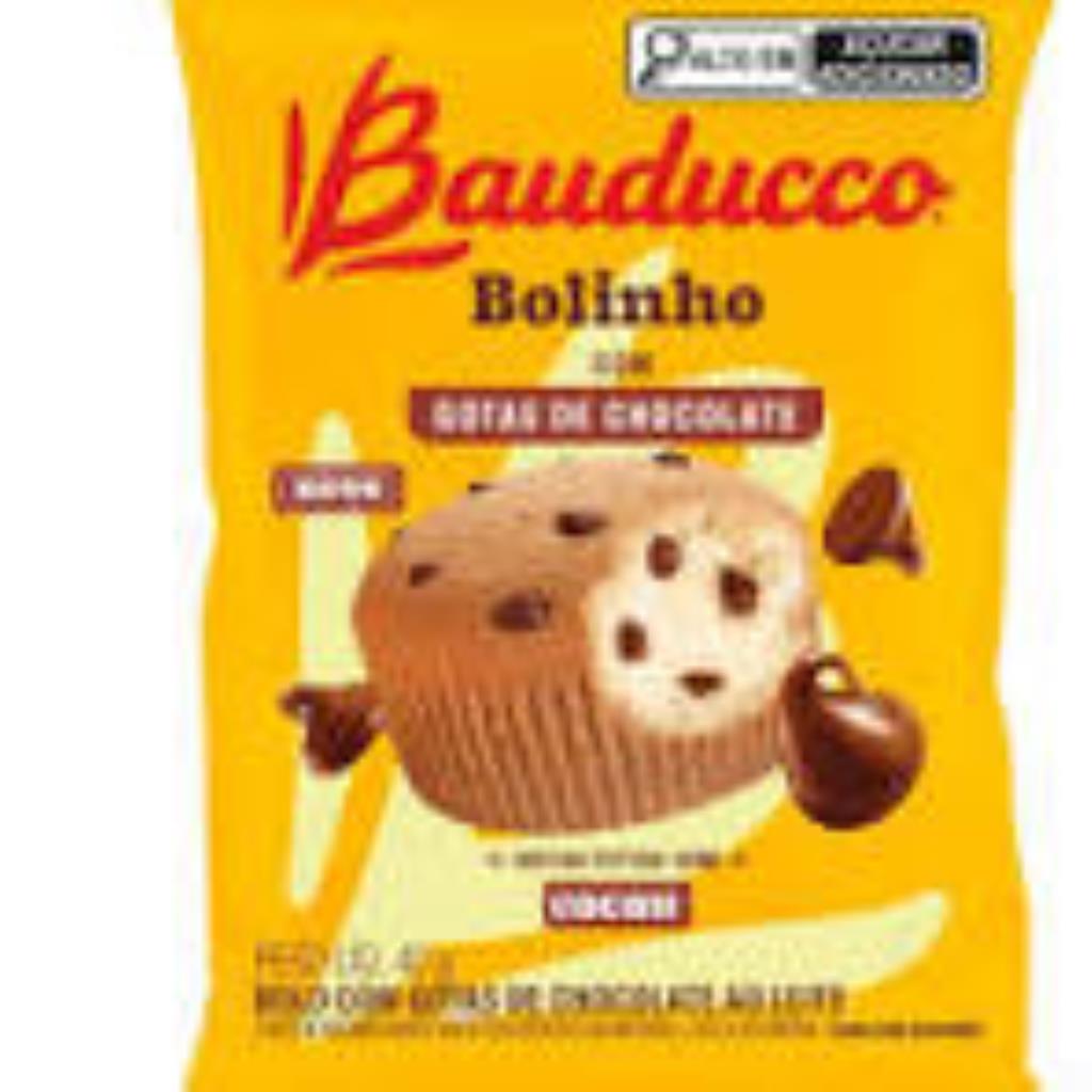 bolinho bauduco gotas de chocolate