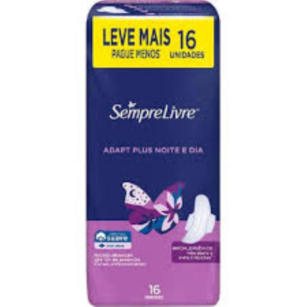 ABSORVENTE.SEMPRE LIVRE NOTURNO C/ABAS LV16PG14 SUAVE
