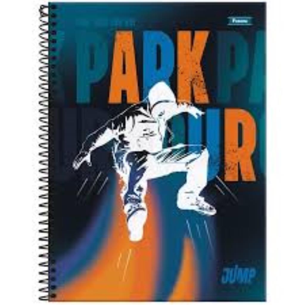 CADERNO UNIV JUMP 96FLS 1X1