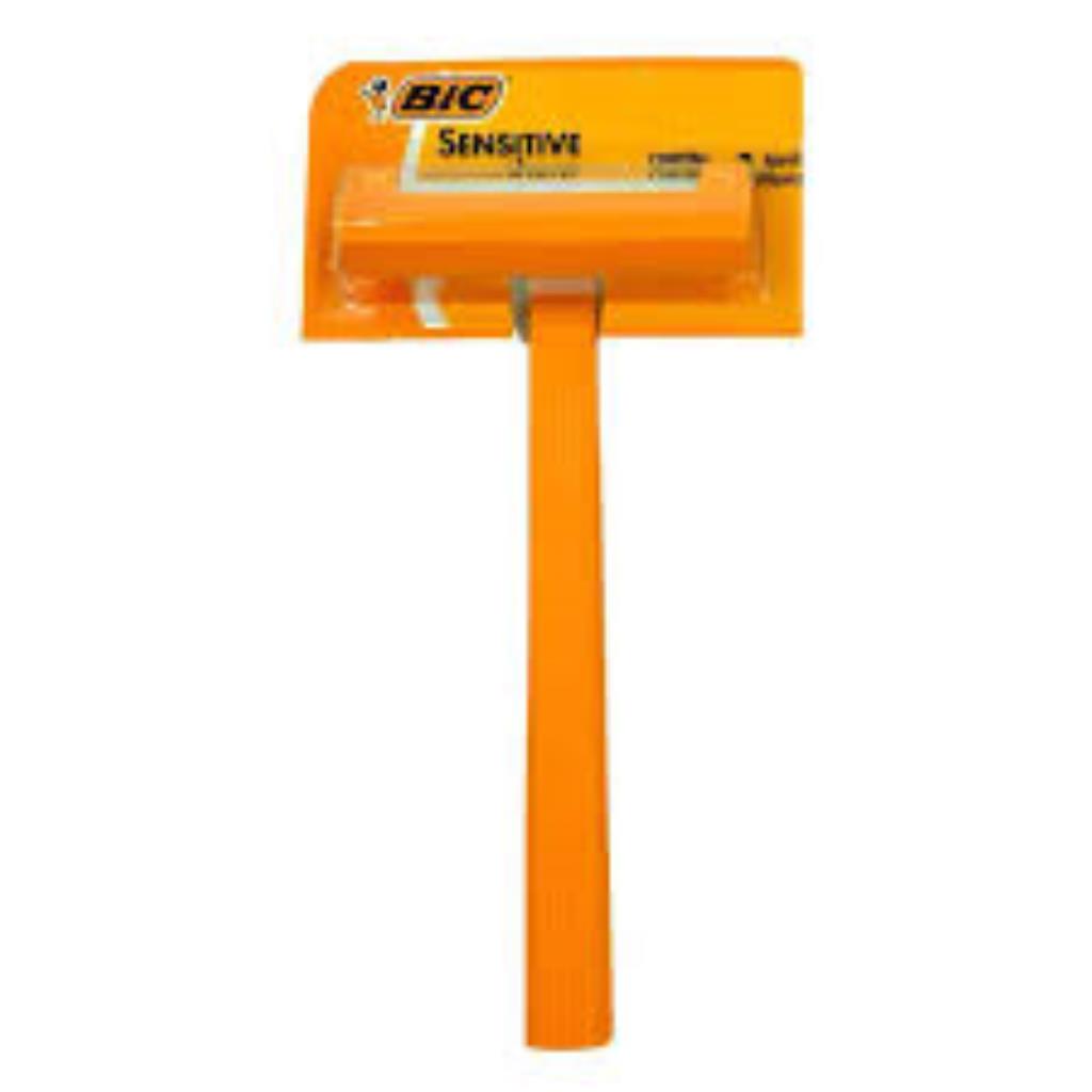 prestobarba bic amarelo sensitive bic