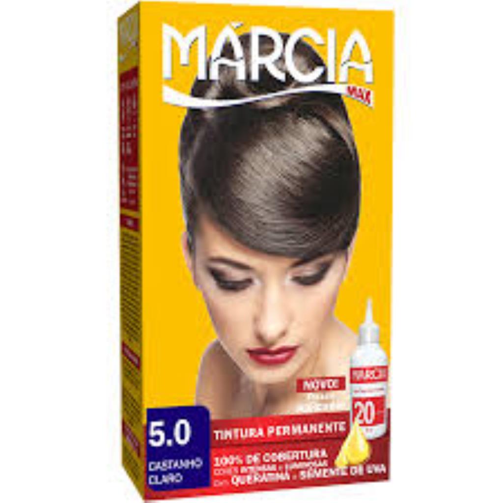 tinta de cabelo castanho claro= marcia 5.0