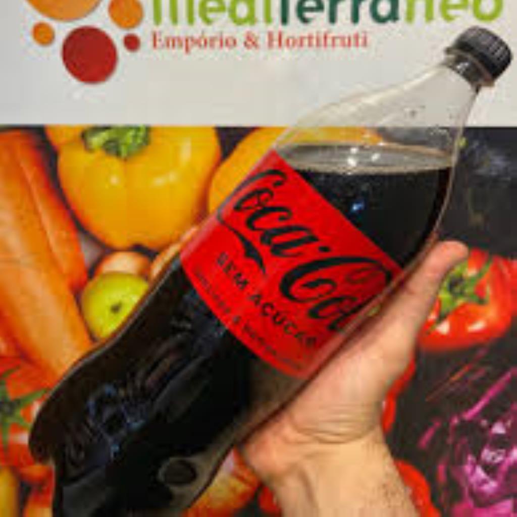 REFRIGERANTE COCA COLA ZERO 2 LITROS