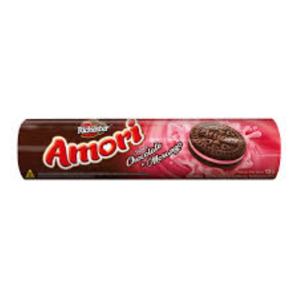 bisc rech. amori choc\morango 125g