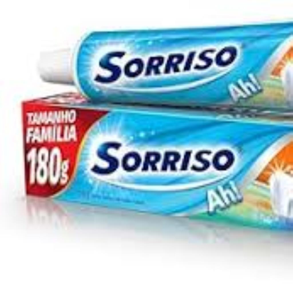 CREME DENTAL TRADICIONAL SORRISO 180G DENTES BRANCOS COM FLUOR UNI