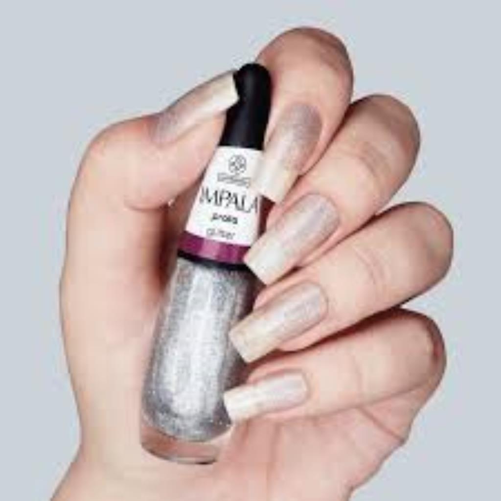 ESMALTE IMPALA GLITER 7,5ML PRATA