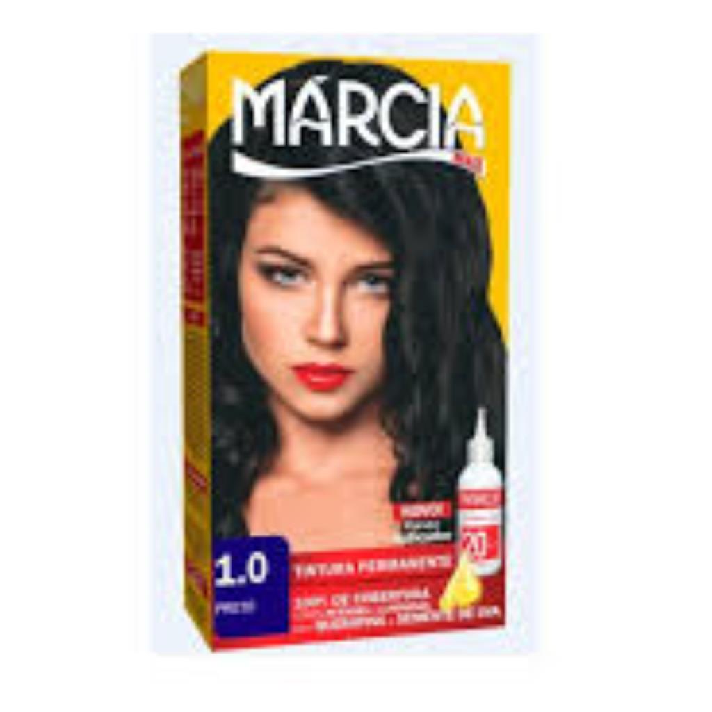 tinta de cabelo preto 1.0 marcia