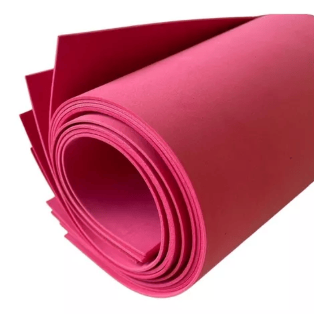 EMBORRACHADO LISO VERMELHO VIVO - PCT/10