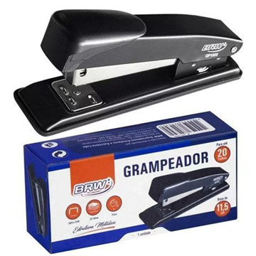 GRAMPEADOR 11,5CM METAL 20 FOLHAS - UND - BRW