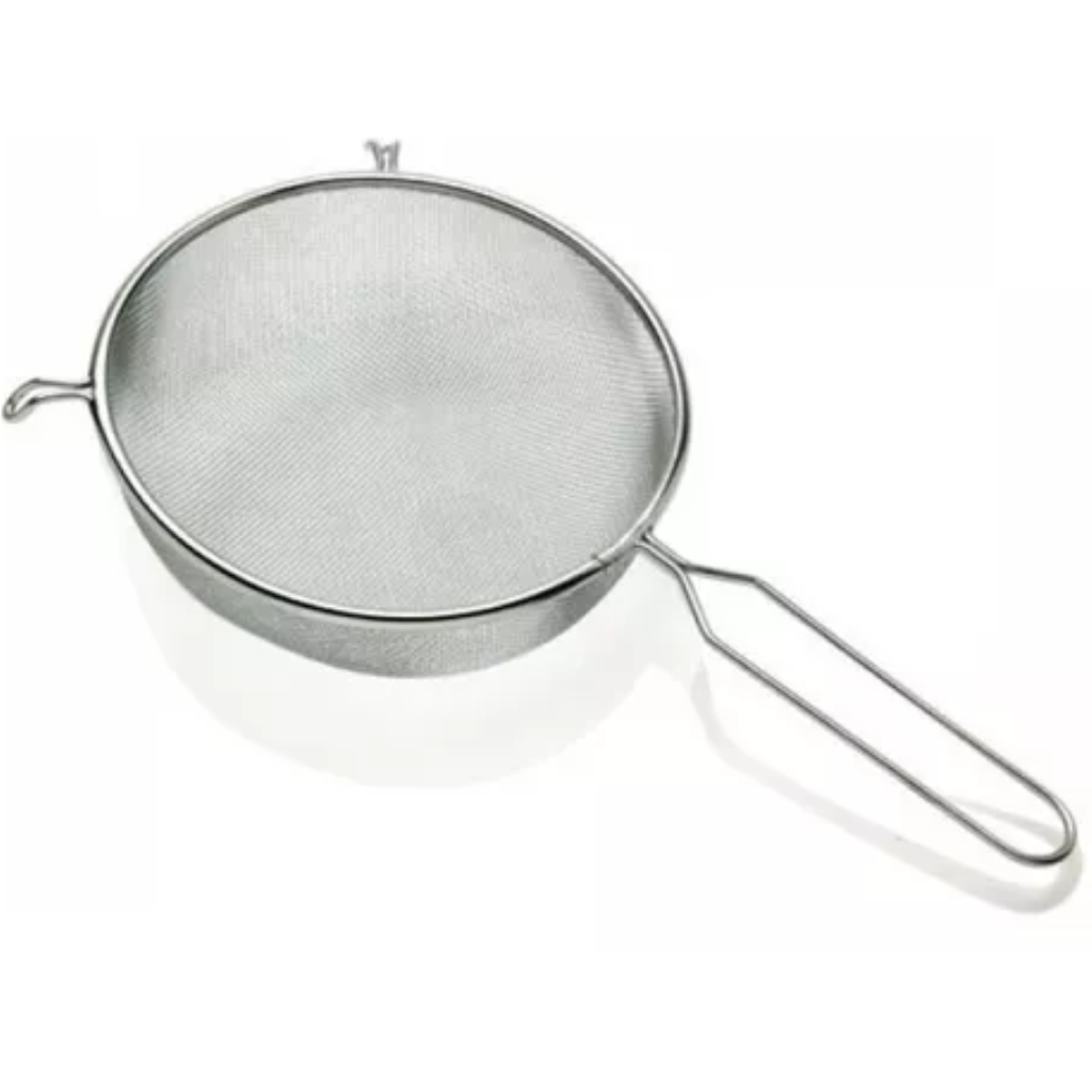 Peneira Grande Em Aço Inox 24 Cm Mimo Style