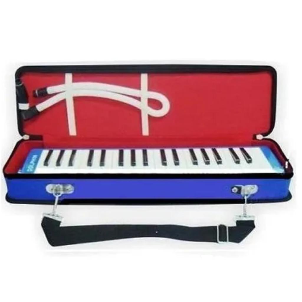 Escaleta Dolphin 37 Teclas Com Semi Case Azul
