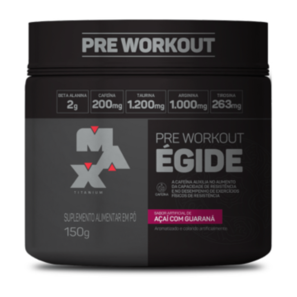 ÉGIDE POTE 150G SABOR AÇAÍ COM GUARANÁ - MAX TITANIUM