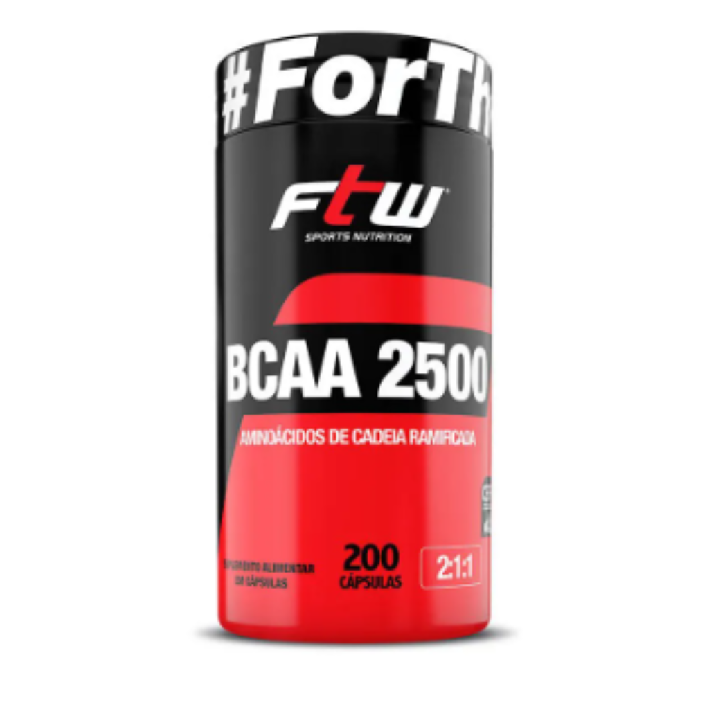 FTW BCAA 2.500 500mg - 200 CÁPS