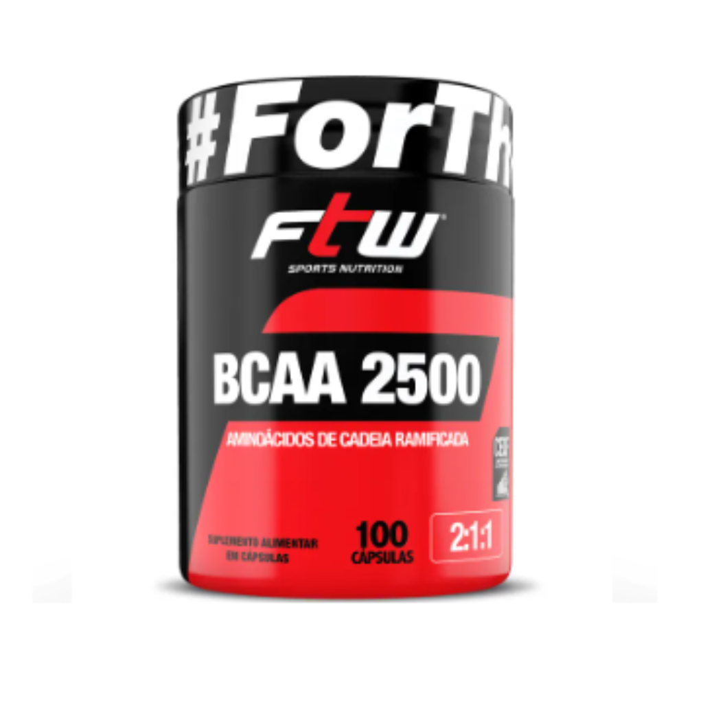 FTW BCAA 2.500 500mg - 100 CÁPS