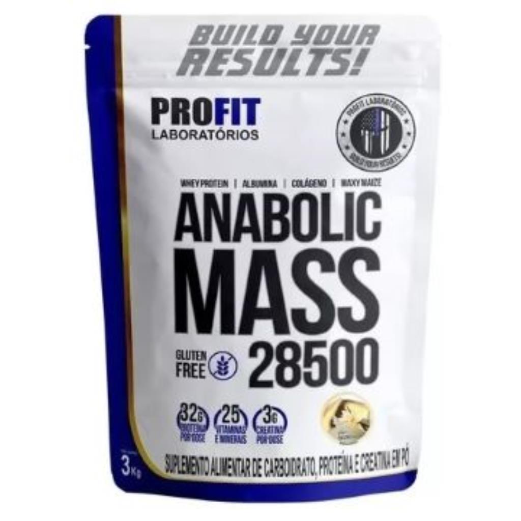 ANABOLIC MASS 28500 BAUNILHA 3 KG - PROFIT