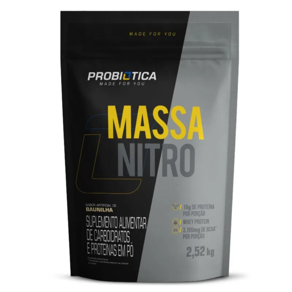 MASSA NITRO REFIL 2,52KG BAUNILHA V01 - PROBIOTICA