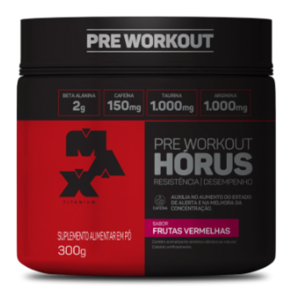 HORUS POTE 300G SABOR FRUTAS VERMELHAS - MAX TITANIUM