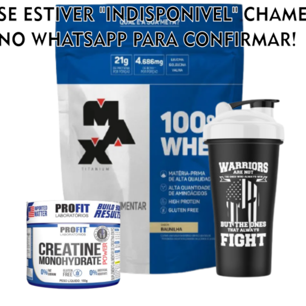 COMBO MUSCLE - PROTEINA + CREATINA+COQUETELEIRA