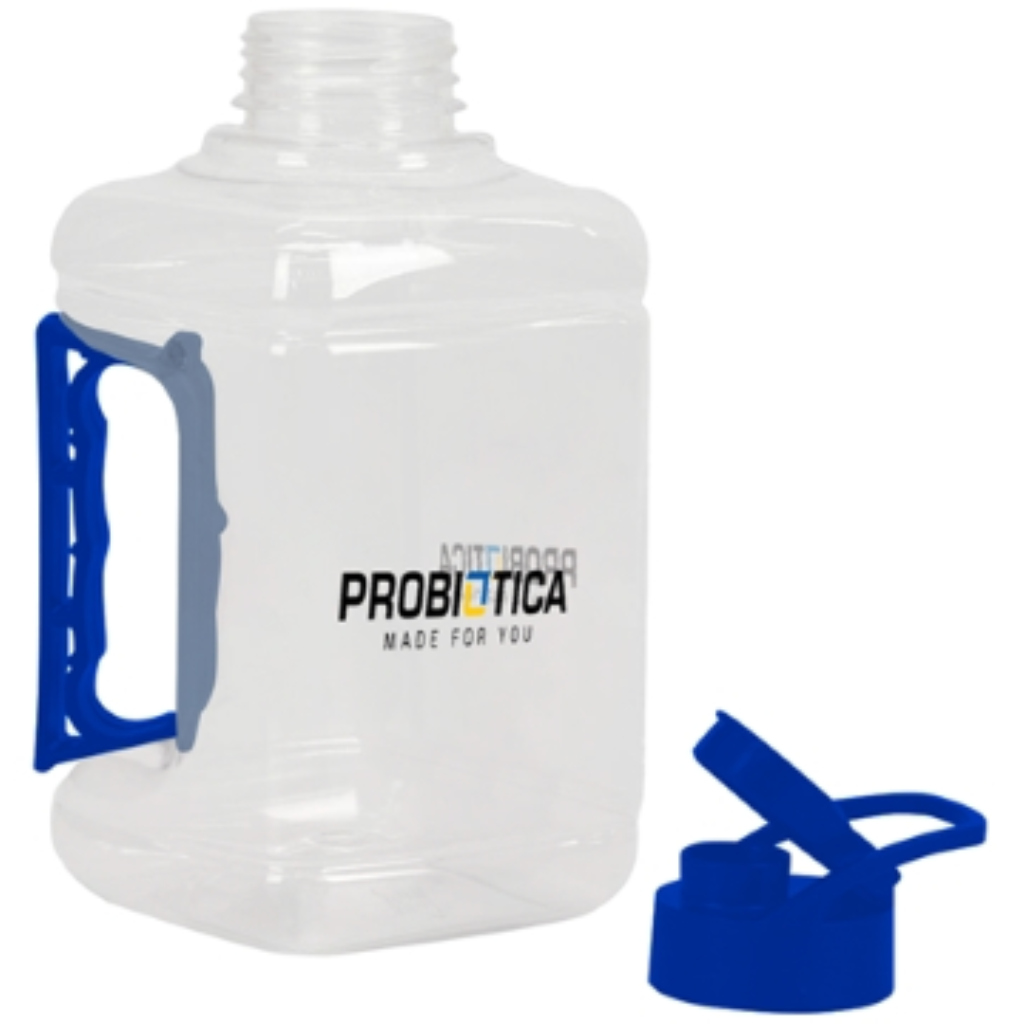 GALÃO 1,5L TRANSP. PROB - LOGO/TAMPA AZUL - PROBIOTICA
