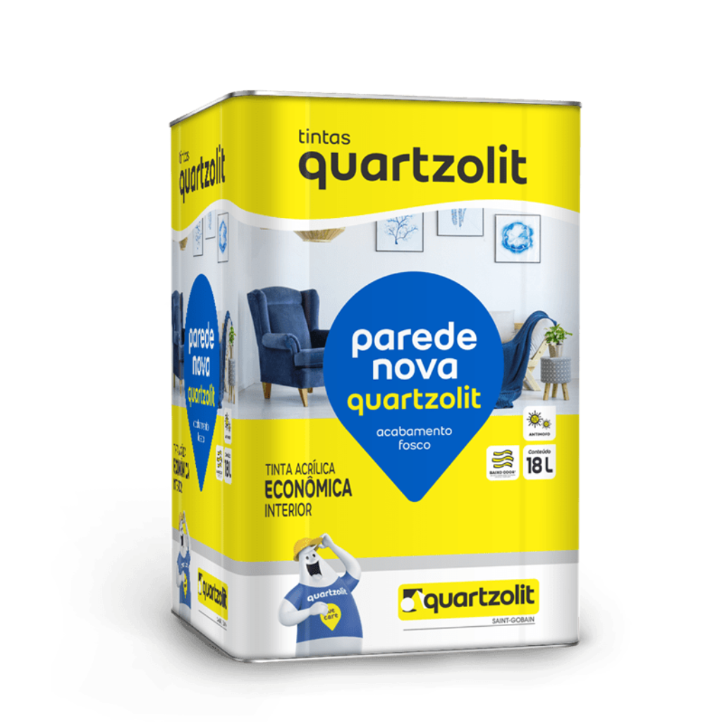 TINTA ACRI.FOSCO 18L BRANCO NEVE     QUARTZ