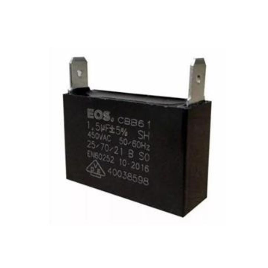 CAPACITOR 2 UF MDF 450 VAC COM 2 TERMINAIS (CAIXA)