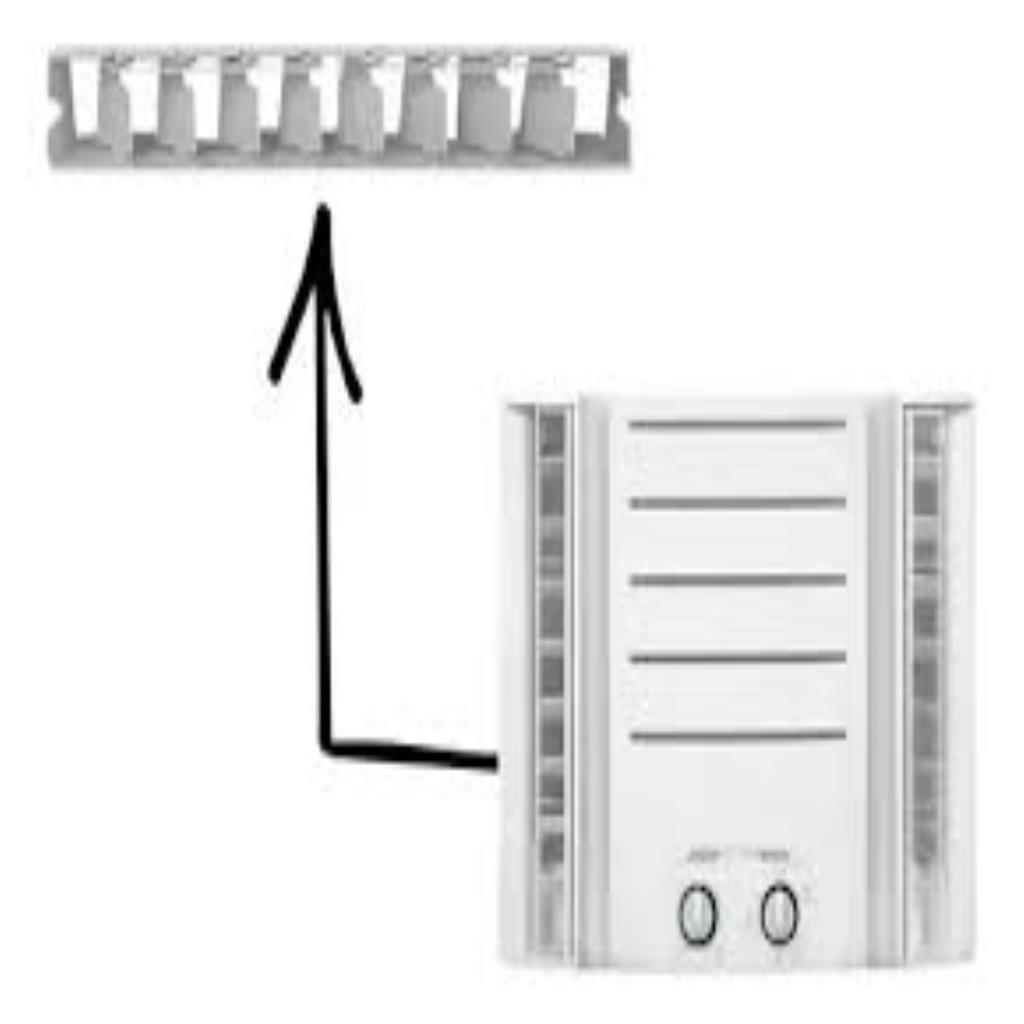VANE ALETA DIRECIONADOR ACJ 7500/10000 BTU/H - SPRINGER DUO- COD. GW05821001 / FNEL88284