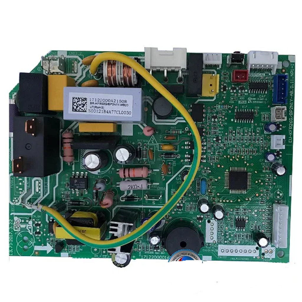 PLACA DA EVAPORADORA SPRINGER MIDEA - MULTI SPLIT 18.000 BTU/H INVERTER - CÓD: 17122000A21507