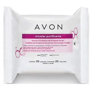 Avon Lenços Micelares de Limpeza Facial 25 lenços