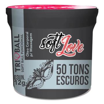 50 Tons Escuros Triball Soft Ball Funcional 3un