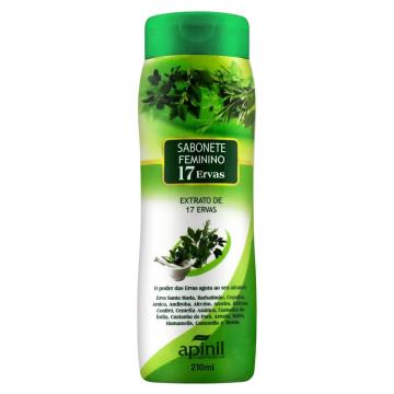 Apinil Sabonete Íntimo 17 Ervas 210ml