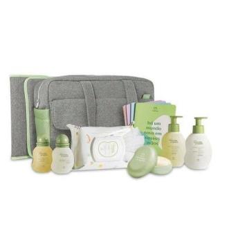Conjunto Natura Mamãe e Bebê com Bolsa