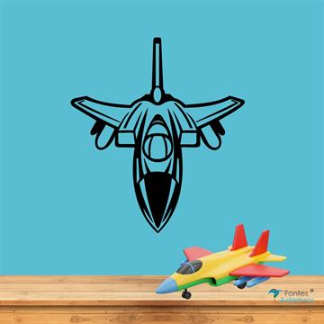 Adesivo Decorativo Avião Militar 40x45 cm