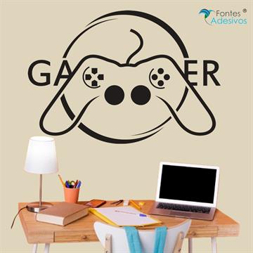 Adesivo De Parede Gamer - 52 x 36 cm