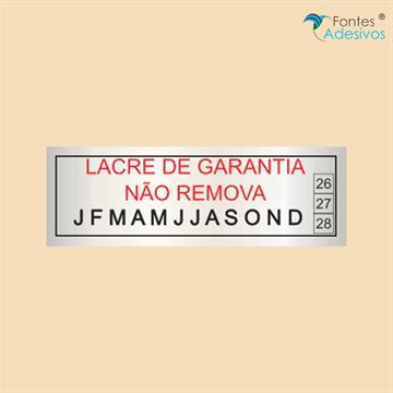 Etiqueta Void - 10 x 30 mm - 250 Un.