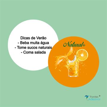 Porta Copos Personalizados - Redondo - 85 x 85 mm - 1.000 UN