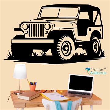 Adesivo de Parede Off-Road - 84 x 49 cm